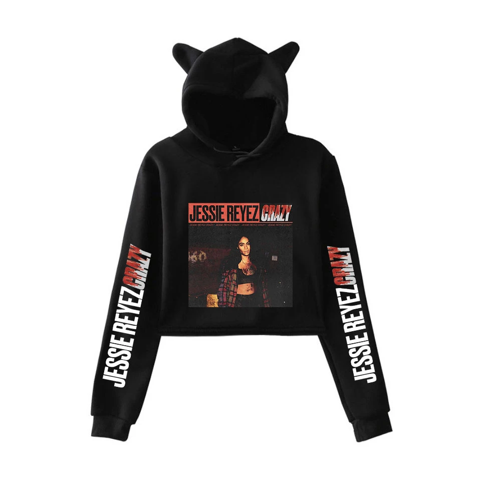 Женский свитшот с кошачьими ушками Jessie Reyez song худи в канадском стиле импортным 2D