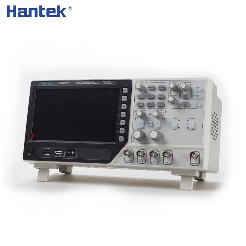 Цифровой осциллограф Hantek DSO4072C DSO4102C DSO4202C 70-200 МГц 2 канала 1GSa/s 1-канальный генератор