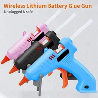cordless hot glue gun rechargeable lithium battery wireless professional hot glue gun for glue stick