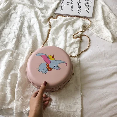 Дисней Дамбо мультфильм женская сумка через плечо из искусственной кожи Женская