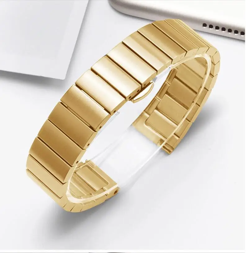 4 gold Ремешок для смарт-часов для samsung Шестерни S3 Frontier/классический ремешок для часов Smartwatch Нержавеющая сталь браслет wrisrt ремень ремешок для часов из нержавеющей стали - Цвет ремешка: 4 gold