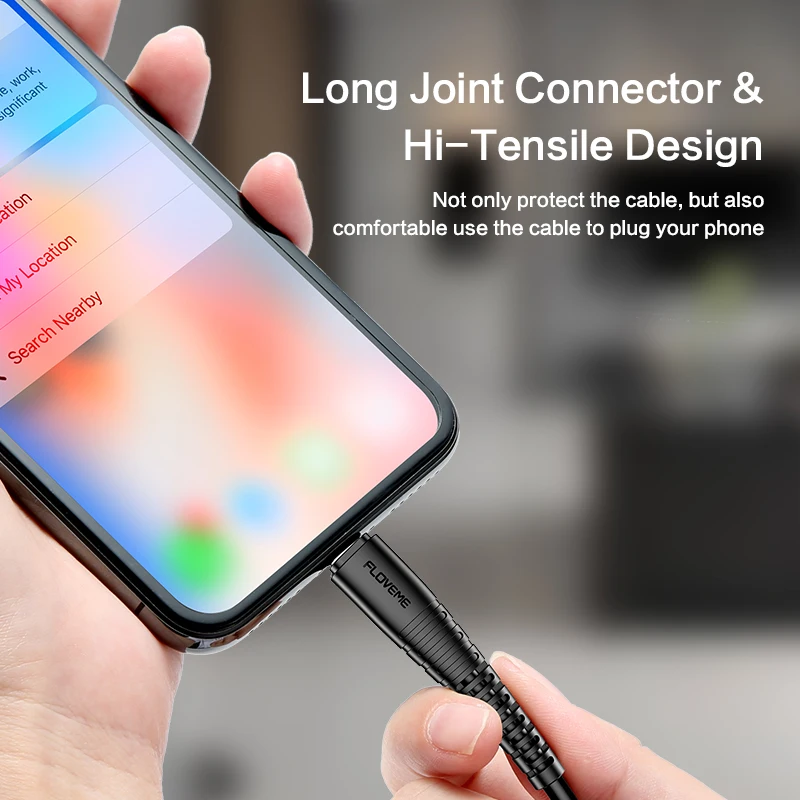 RAXFLY ПВХ USB кабель для iPhone X XS 8 7 Plus Lightning-USB зарядки 6 S iPad Air зарядное устройство Шнур |