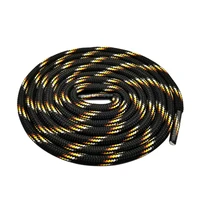 6mm thick round rope shoelaces boots outdoor sport casual round shoe lace colorful black drawstring 60 180cm sales