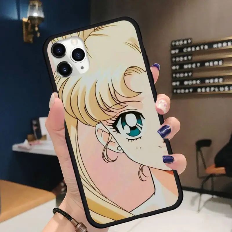 

Sailor Moon Phone Case for iPhone 11 12 pro XS MAX 8 7 6 6S Plus X 5S SE 2020 XR mini Funda