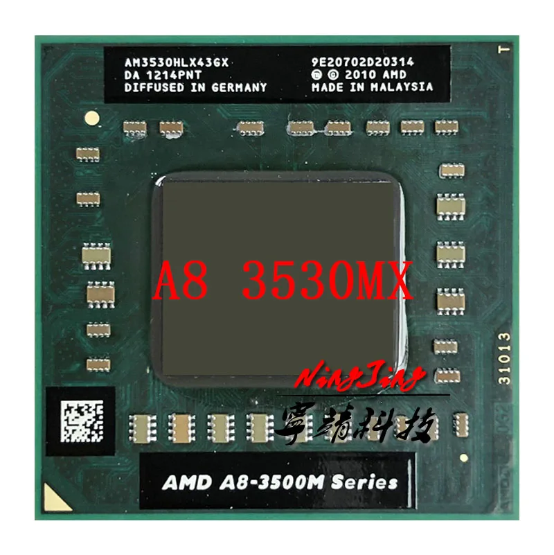 AMD A8 Series 3530MX 3530 M X 1 9 GHz четырехъядерный процессор AM3530HLX43GX разъем FS1|Процессоры| |