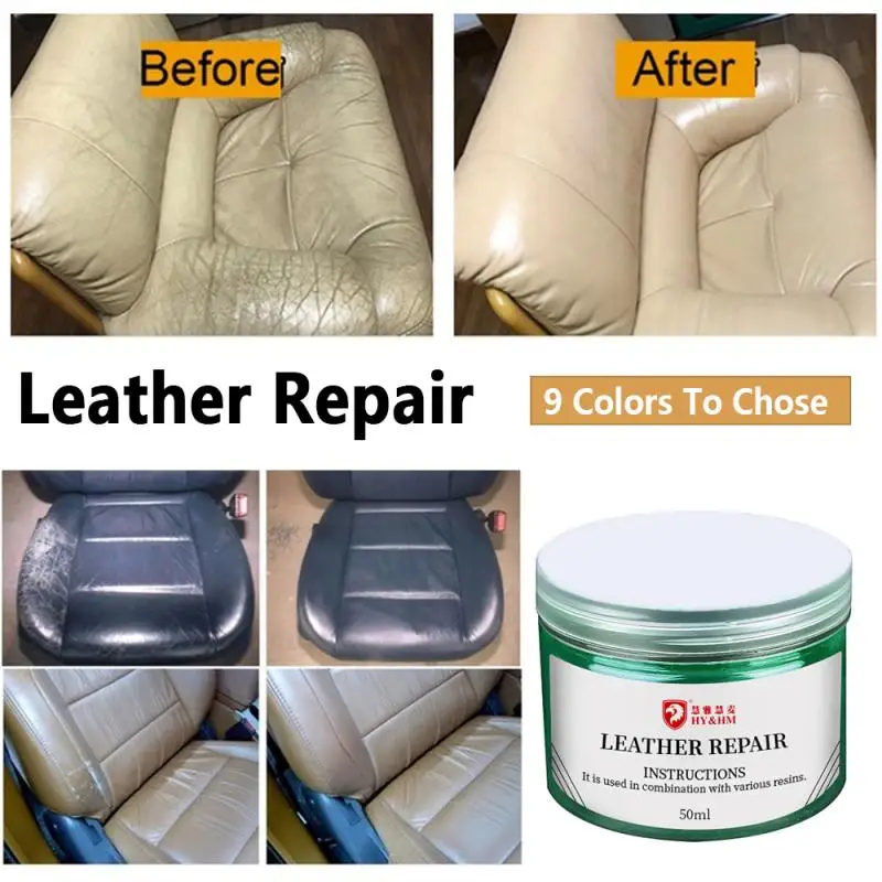 

Car Seat Sofa Coats Scratch Leather Vinyl Repair Universal Leather Repair Tool Paint Care Universal Leather Repair Tool