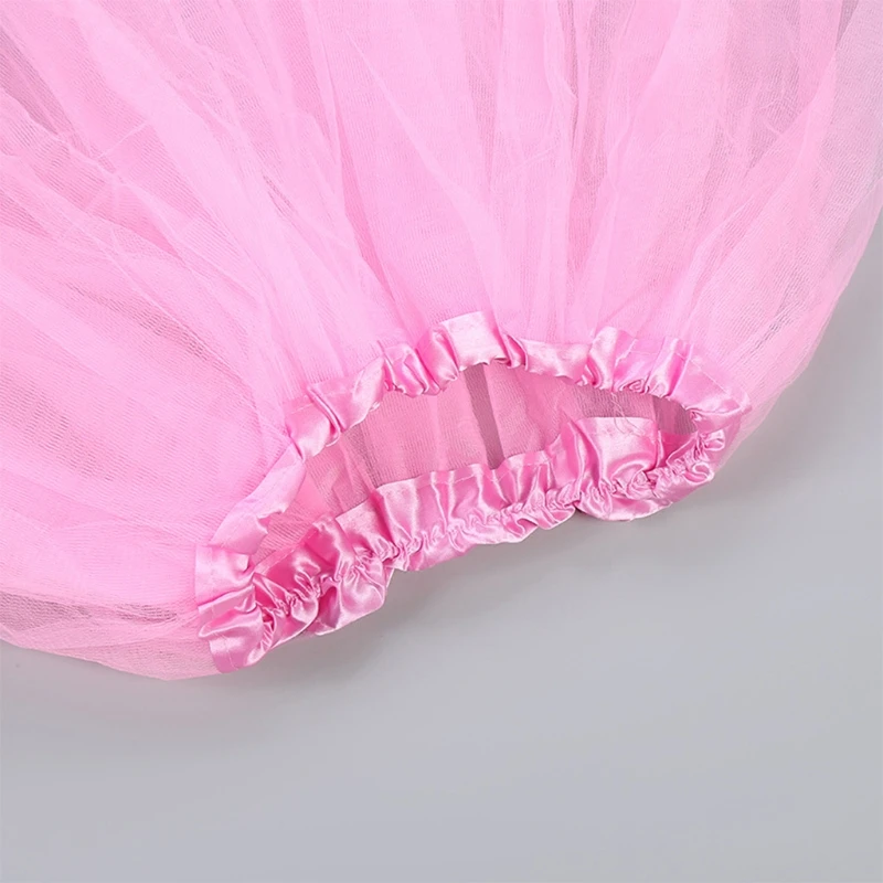 

Easter Bunny Costume Set Rabbit Ears Headband Bowtie Tail with Pink Tutu Skirt