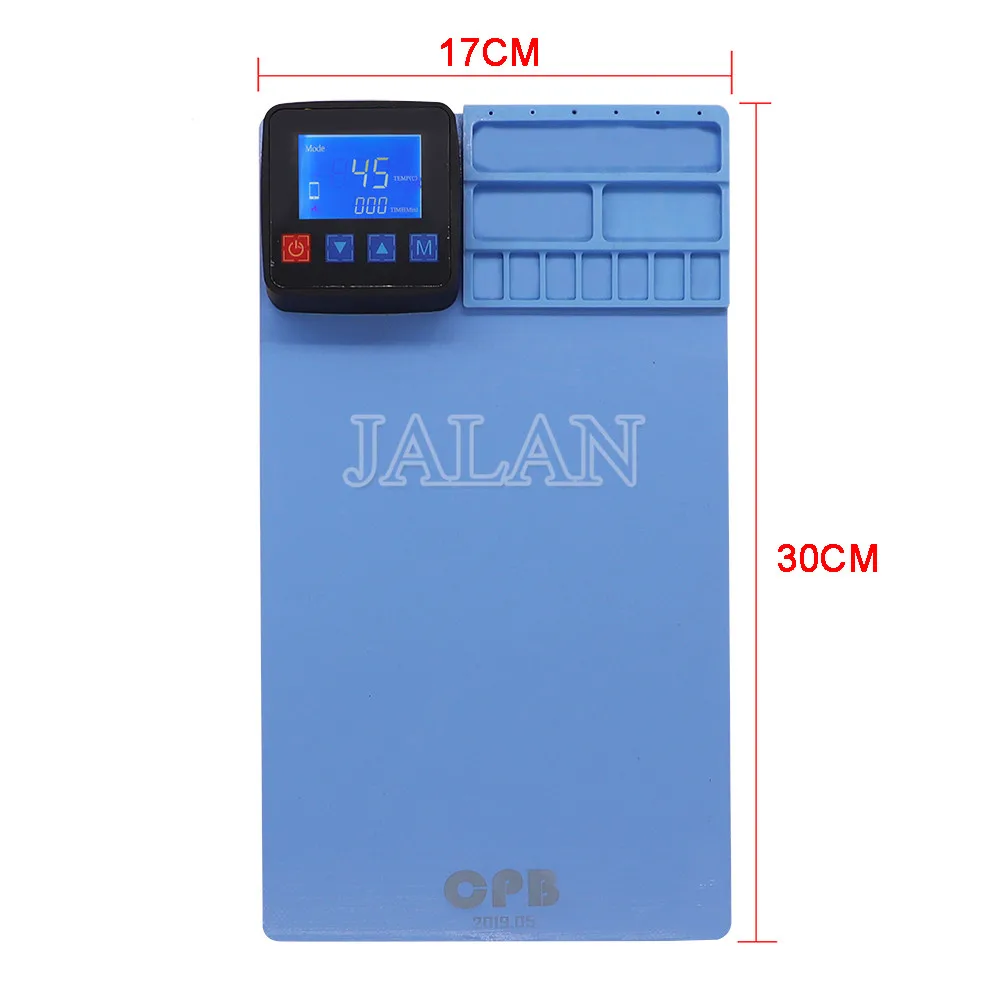 lcd screen heating separate pad cpb pro 320 rubber mat mobile phone disassemble repair tool kits free global shipping
