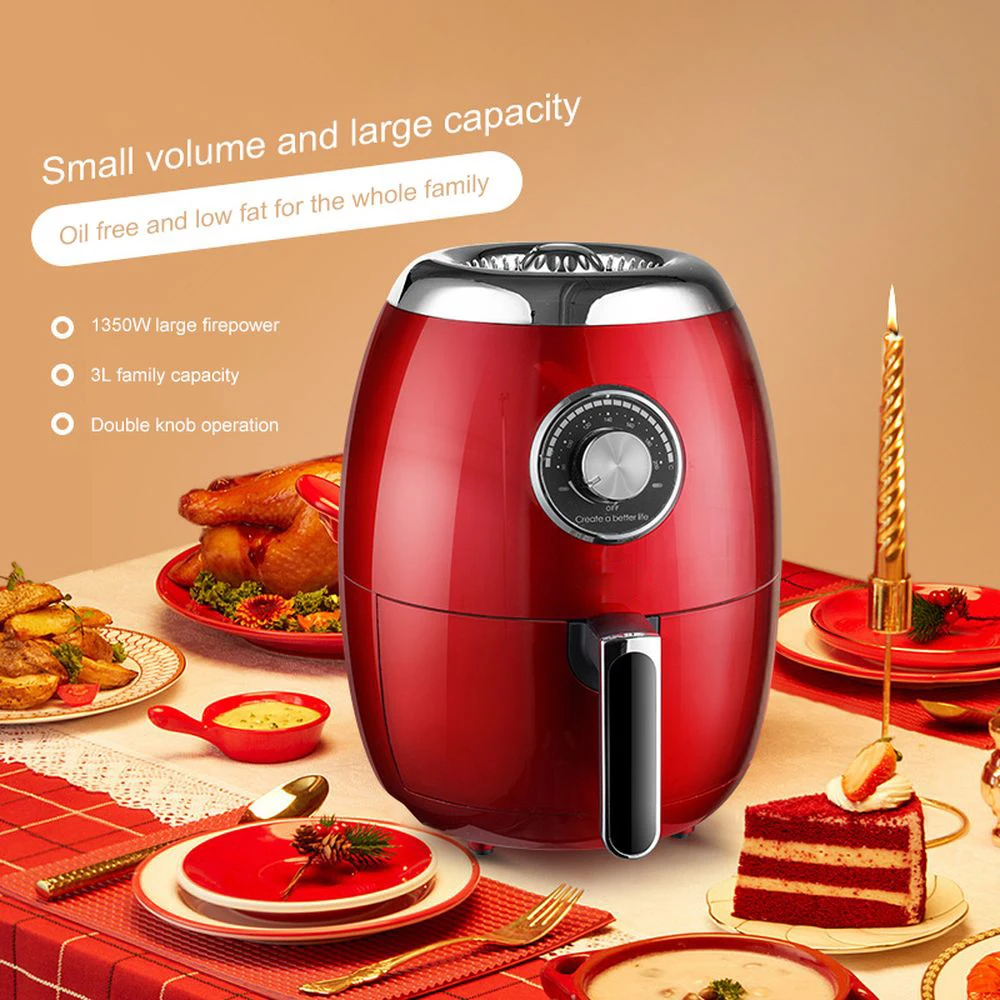 

3L Air Fryer Household Multi-function Electric Fryer Integrated Oven Large Capacity French Fries Machine Smart Electric Oven