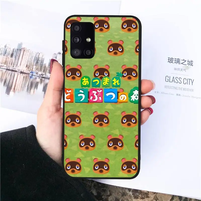 

Around Animal Crossing Phone Case For Samsung Galaxy S8 S9 S10 Plus S10E Note 3 4 5 6 7 8 9 10 Pro Lite cover