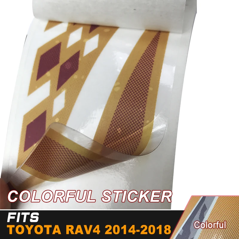 Цветная печатная Автомобильная наклейка для тела гоночного автомобиля крутая