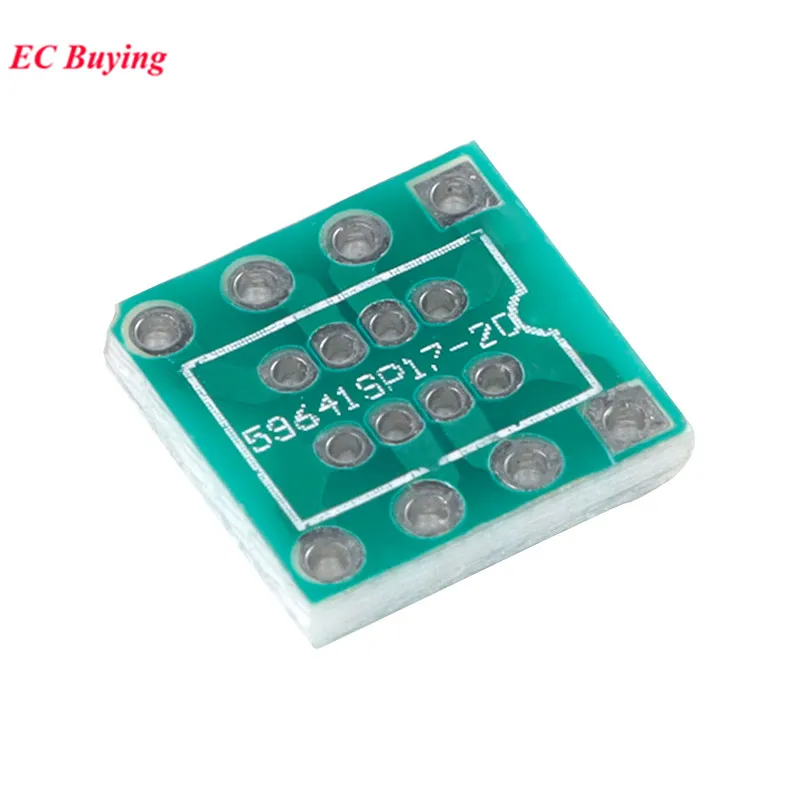 10 шт. плата-адаптер для перевода DIP8 SOP8 PCB Pinboard на SMD DIP Pin IC тестовая пластина 1 27 мм
