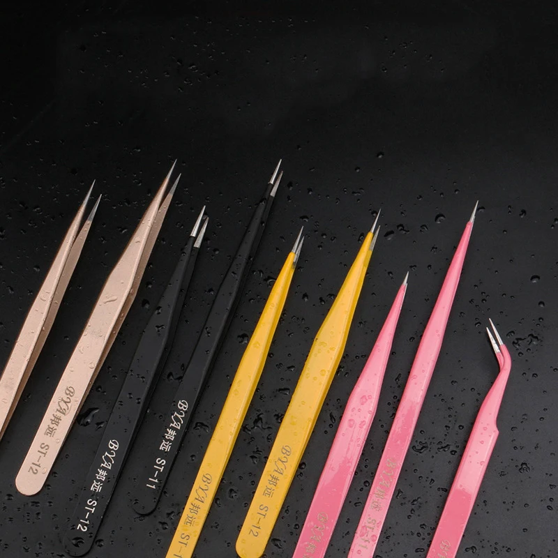 Многоцветные пинцеты из нержавеющей стали инструменты для сбора птичьего гнезда