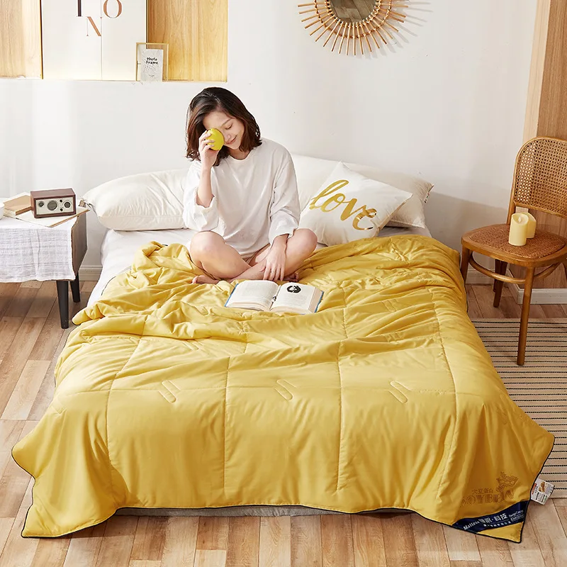 Летнее моющееся шелковое одеяло для взрослых детей кондиционер покрывало