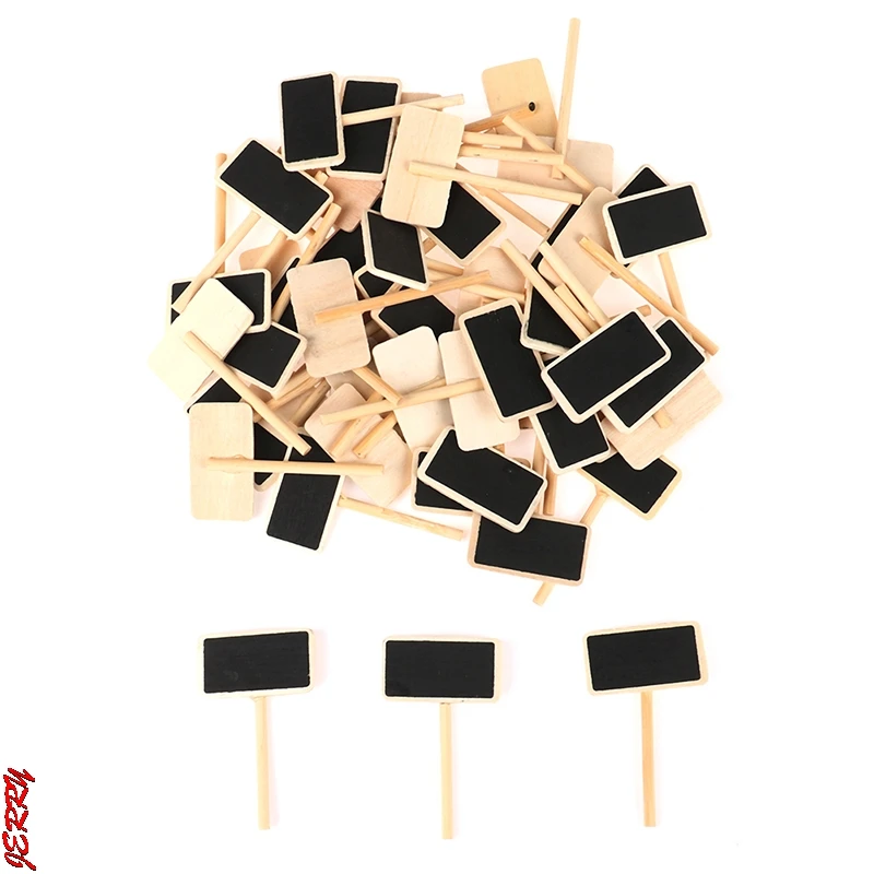 10/50 шт. деревянная мини-доска для сообщений |