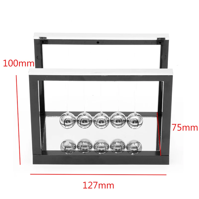 

Knock ball Newtons Cradle Steel Balance Ball Fun Decoration Physics Science Toy Gift S New Teaching equipment