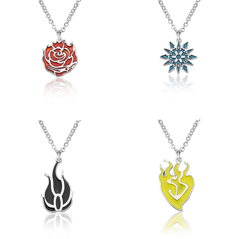 Косплей RWBY Цепочки и ожерелья костюм Аксессуары Рубин Роза Weiss Schnee Блейк