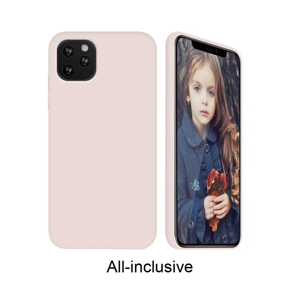 Pink 2 Чехол Arvin для iPhone 11 Pro Max, чехол из жидкого силикона, мягкая подкладка из микрофибры, толстый чехол для iPhone 11 Pro - Цвет: Pink 2