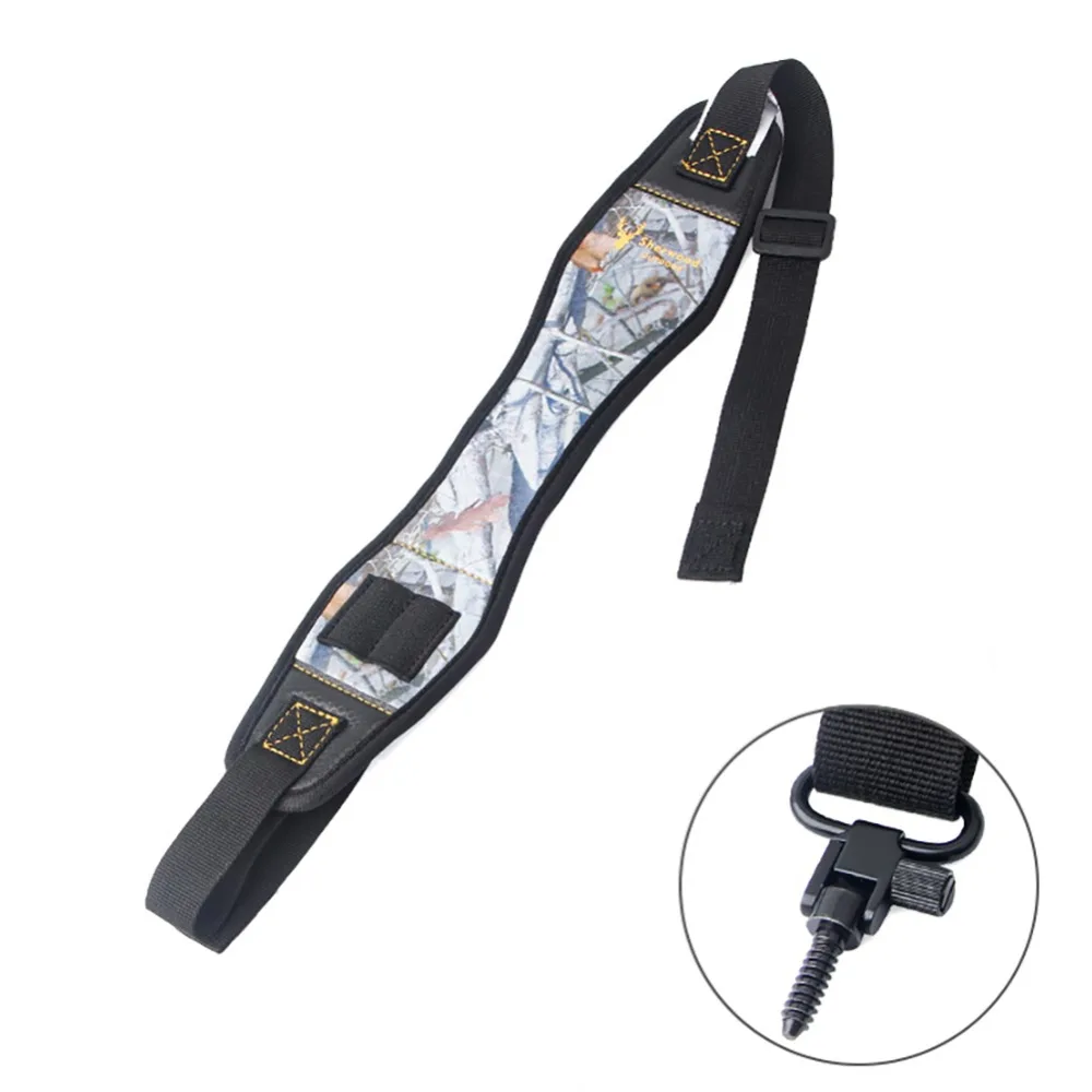 Ремень Камуфляжный для винтовки оружейный ремень велюровый черный оранжевый |