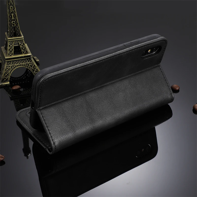 vintage solid color flip leather phone case for tecno camon 12 air pro s5 lite x652 x652b infinix s5 cc6 cc9 cover cases capa free global shipping
