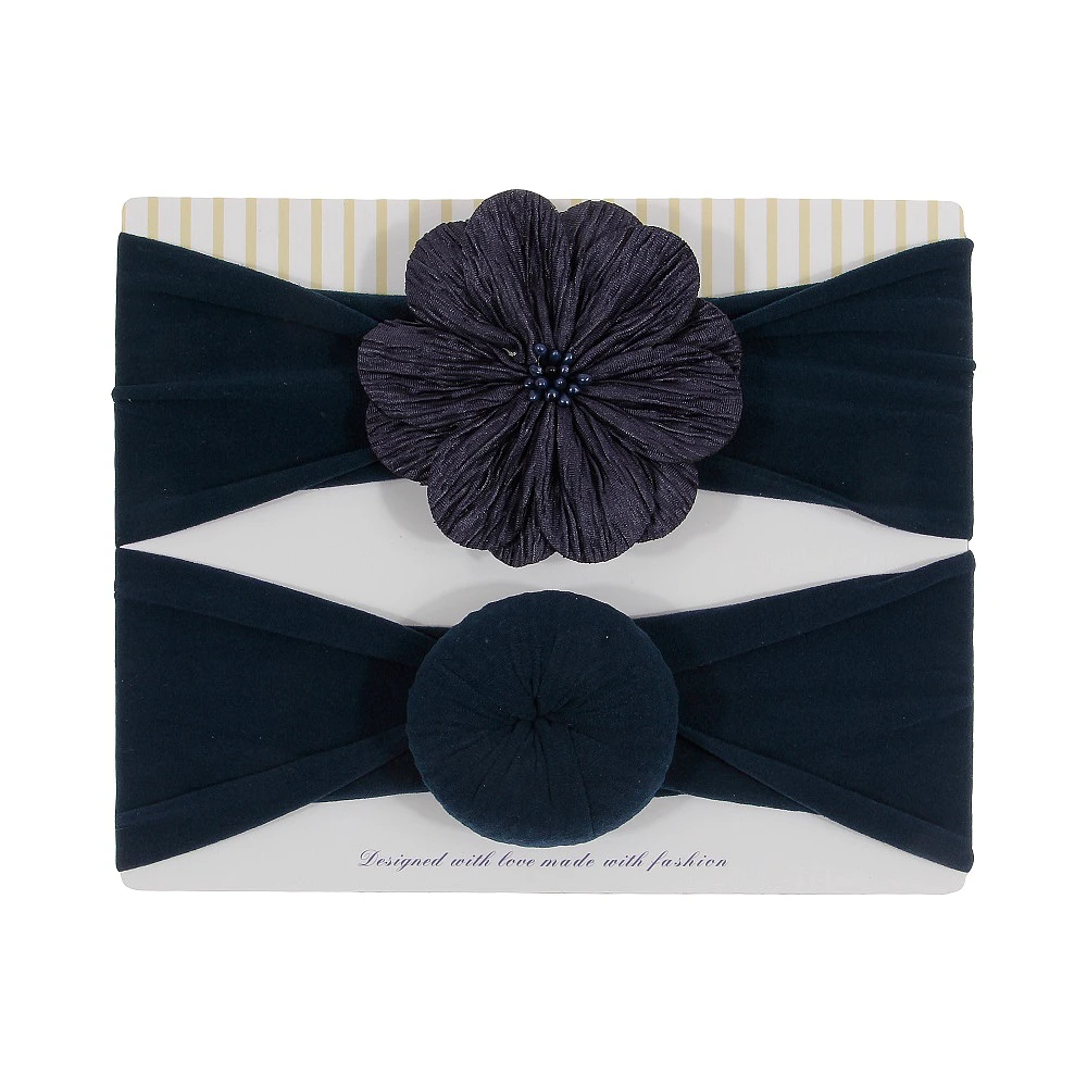 2 шт./компл. Детские головной убор в форме пончика ручной работы с цветочным