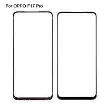 2PCS For OPPO F17 Pro  Front LCD Glass Lens touchscreen For OPPO F 17 Pro Touch screen Panel Outer Screen Glass without flex