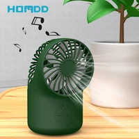 desk fan cooling mobile air conditioner rechargeable fan 3 speed wind student portable air cooler bluetooth compatible speaker