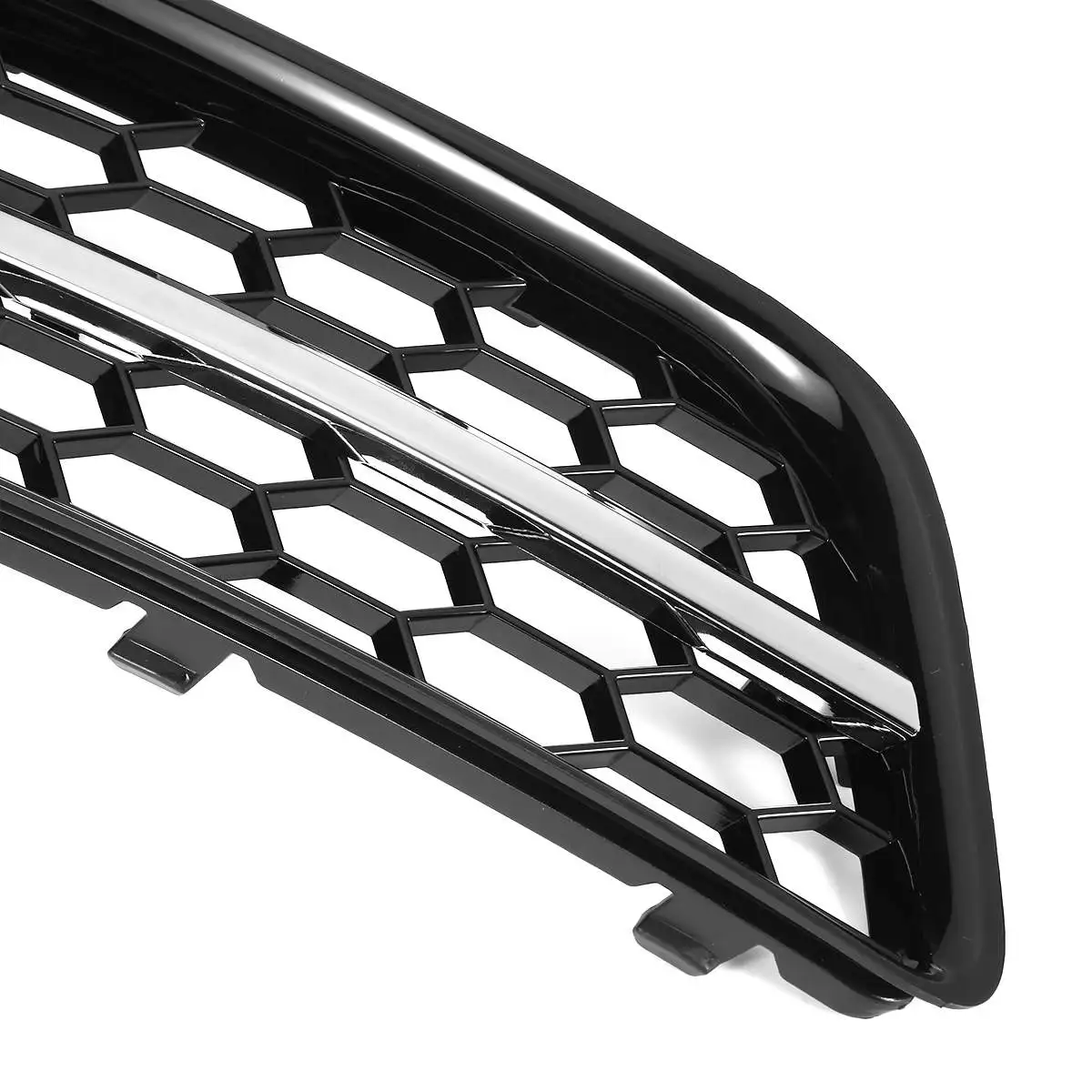 

2pcs Car Honeycomb Front Bumper Fog Light Cover Honeycomb Grille Cover Grill For AUDI A3 8P 2009-2013 8P0807682J 8P0807681AA