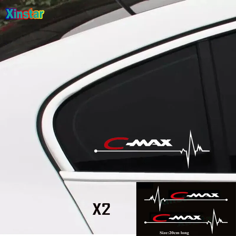 

2pcs car windows sticker For Ford Cmax Car Accessories