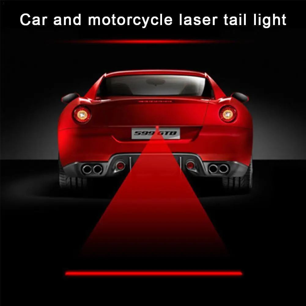 

Car LED Fog Light Motorcycle Anti-collision Tail Lamp Brake Warning Lights