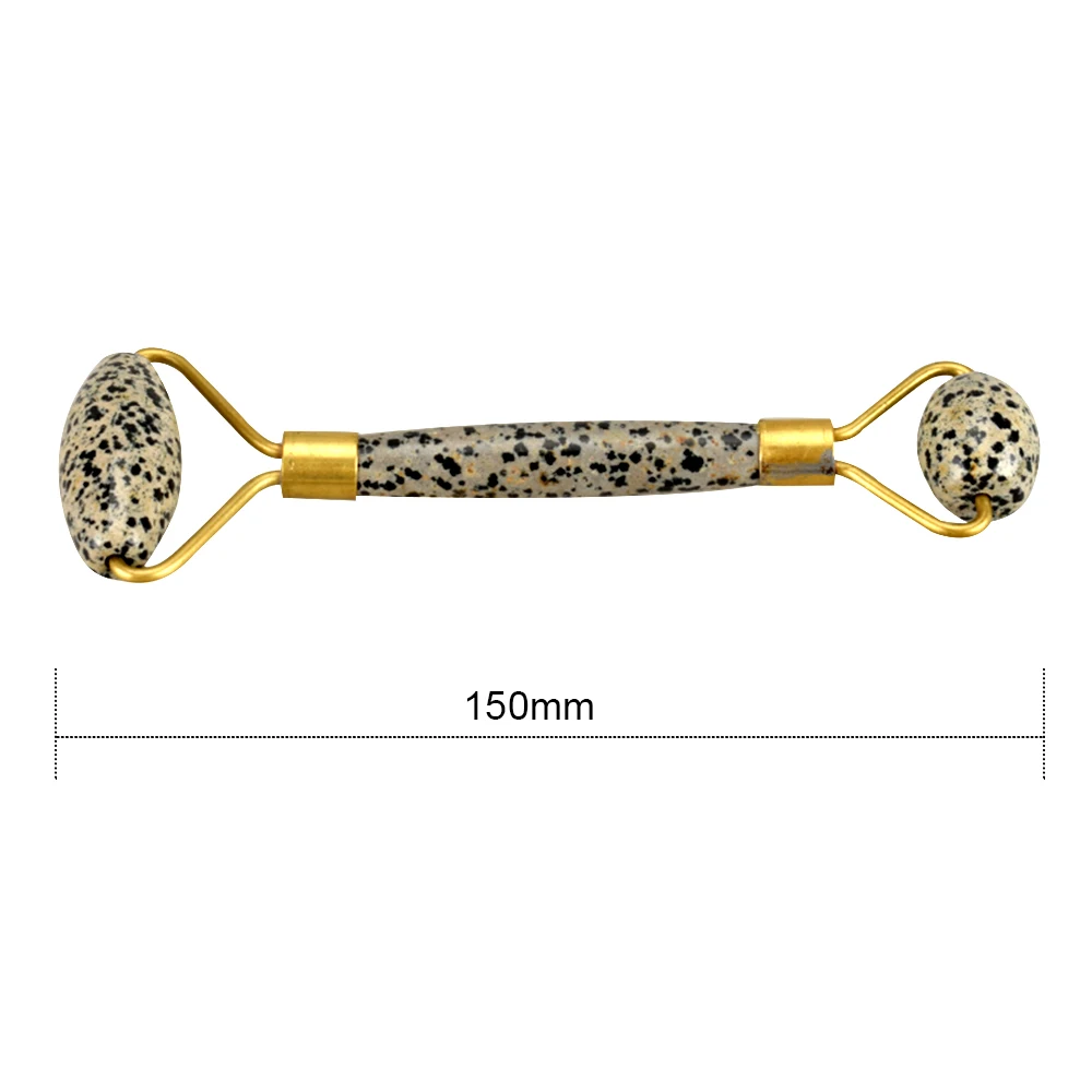 

Натуральный массажный валик из яшмы, Кристальный Нефритовый камень, антицеллюлитный ролик для лица, морщин, классный косметический инструм...