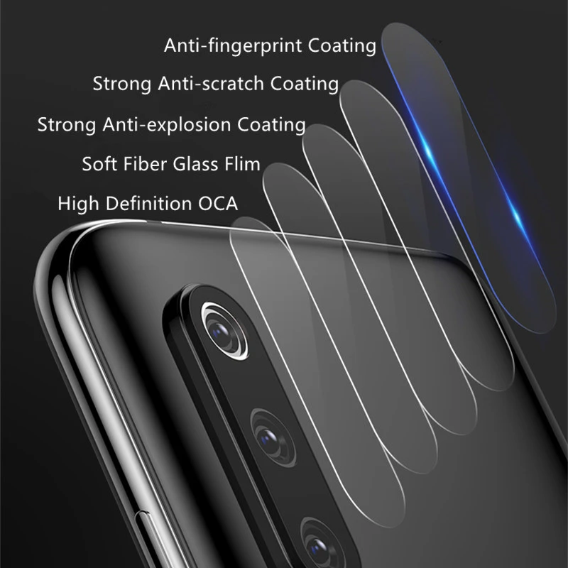 2 Pcs Camera Len Glass for Xiaomi Note 10 Pro Protective Film On Xiomi Mi 10 Lite Youth Xioami Mi10 10Pro Safety Tempered Glas