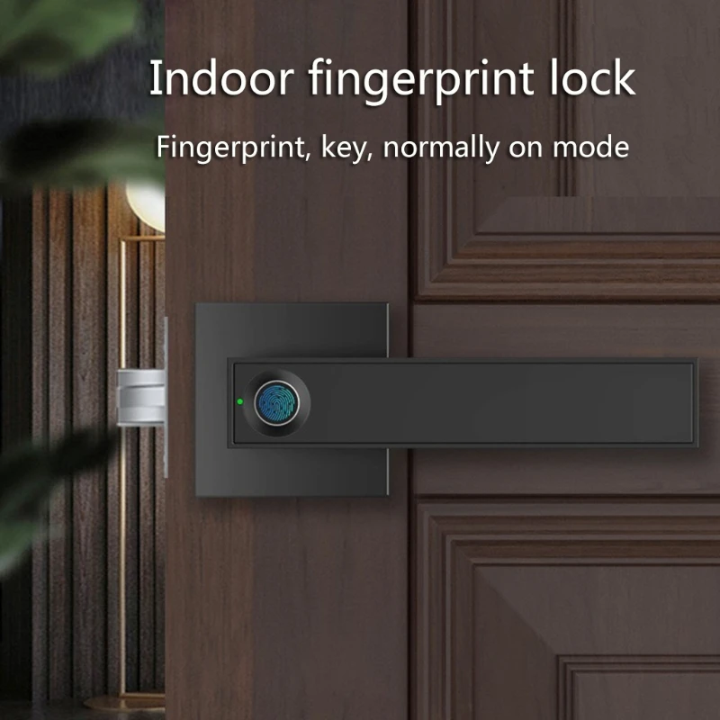 

2-IN-1 Smart Fingerprint Door Lock with USB Interface Smart Door Lock Smart for Flats Office Homeowners Tenants Hotels