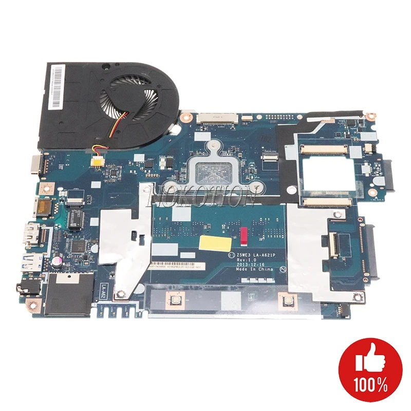 NOKOTION Z5WE3 LA-A621P материнская плата для ноутбука Acer E1-510 DDR3 NBC3911001 NB.C3911.001 основная SR1SE