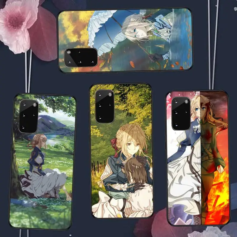 

Violet Evergarden Phone Case For Samsung galaxy S 7 8 9 10 20 edge A 6 10 20 30 50 51 70 note 10 plus