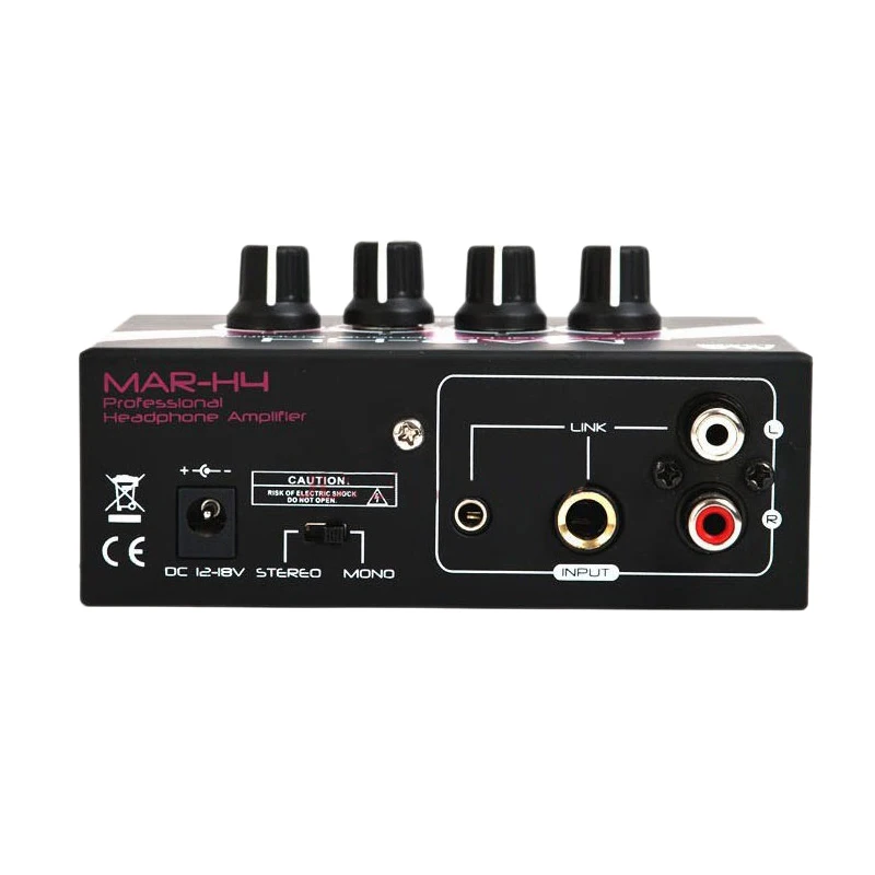 Маклелланд MAR-H4 4-канальный профессиональный усилитель для наушников Запись