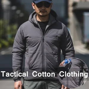 Camouflage Tactical Cotton Clothing Jacket Mens Winter Outdoor Windproof Warm Hooded Windbreaker Coa in Pakistan