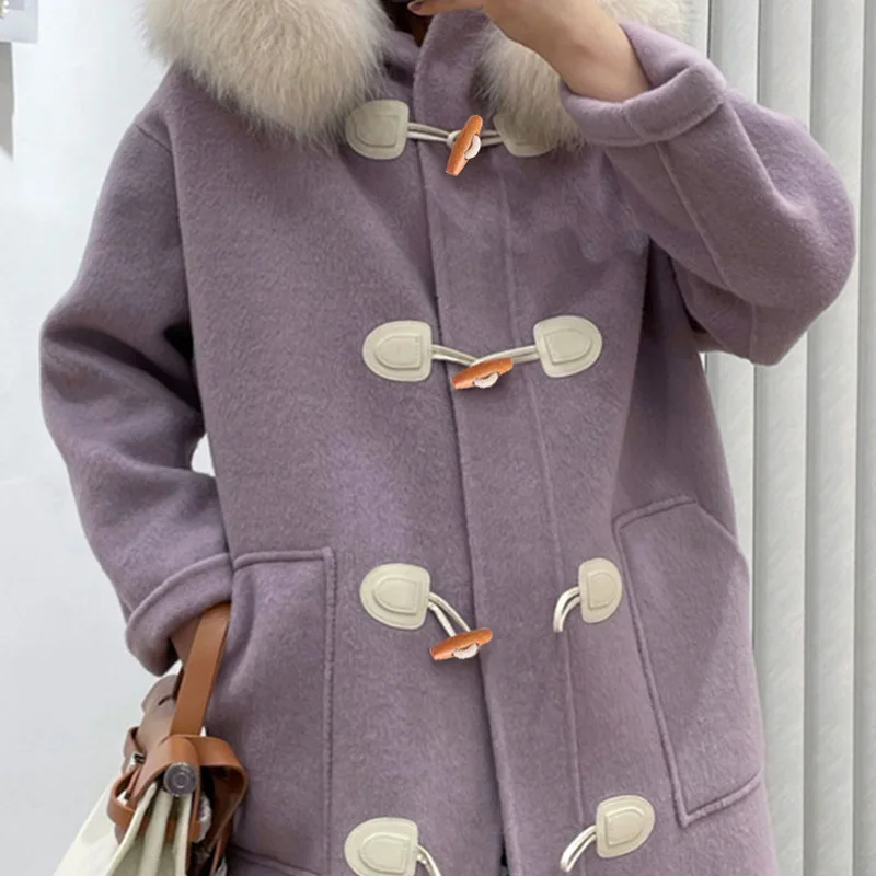 Toggle Buttons PU Leather Horn Clasps Duffle Coat Closure Cord Cardigan Fasteners Clasp For Clothes DIY Decoration | Дом и сад