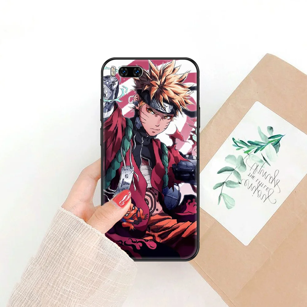 

Anime Uzumakis Narutos Phone case For Xiaomi Mi Max Note 3 A2 A3 8 9 9T 10 Lite Pro Ultra black trend funda fashion prime 3D