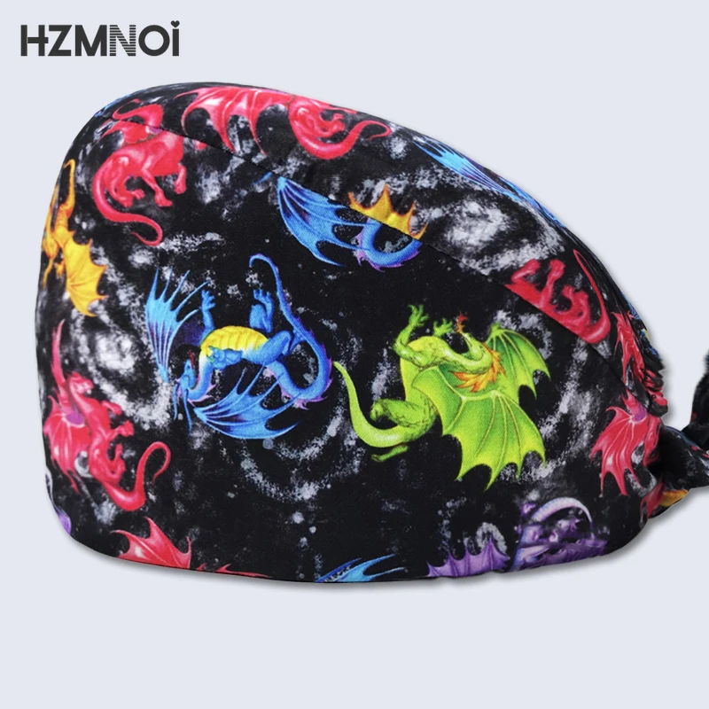 2021 одежда в мультяшном стиле с рисунком из аниме принтом медсестры Кепки доктор