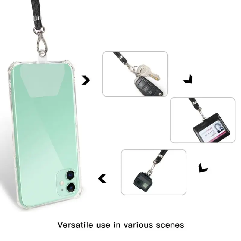 

Universal Phone Lanyard Adjustable Detachable Neck Cord Lanyard Strap Phone Safety Tether For All Mobile Phones And Case Straps
