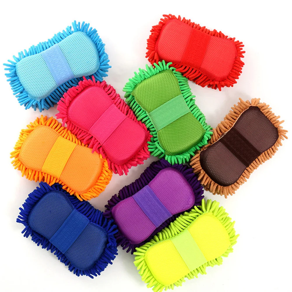 

2pcs Car Wash Brushes Microfiber Car Motorcycle Washer Car Care Cleaning Brushes
