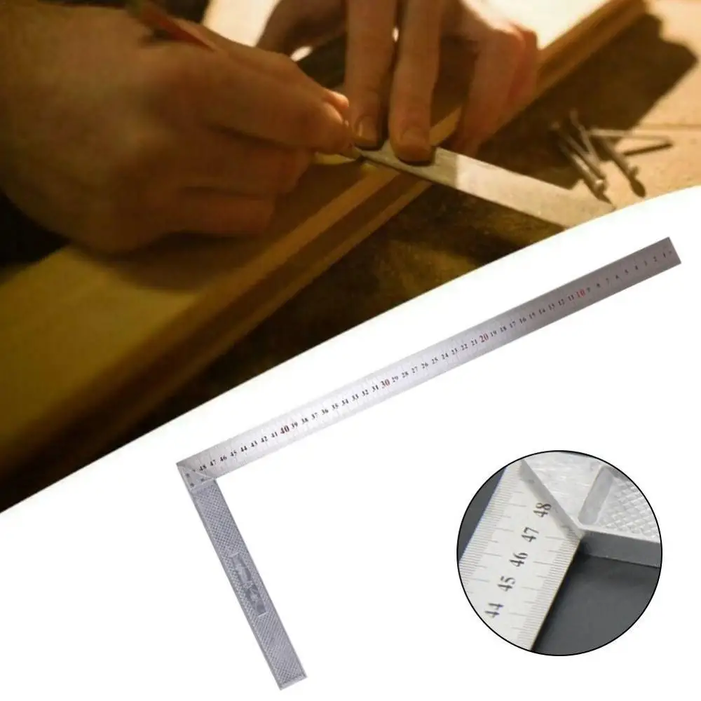 Сталь с поворотом на 90 градусов линейка измерительный инструмент Метрическая