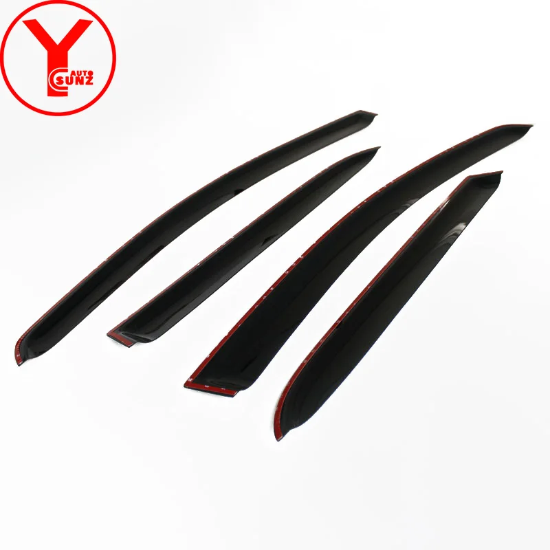Дефлекторы боковых окон для Φ ветрозащитный козырек защита от дождя аксессуаров