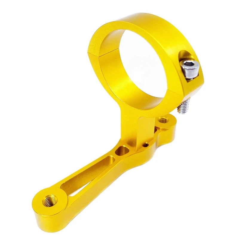 

2 Pcs Water Bottle Cages Adaptor Aluminum Alloy Holder for Brompton Folding Bike Accessories, Golden & Black