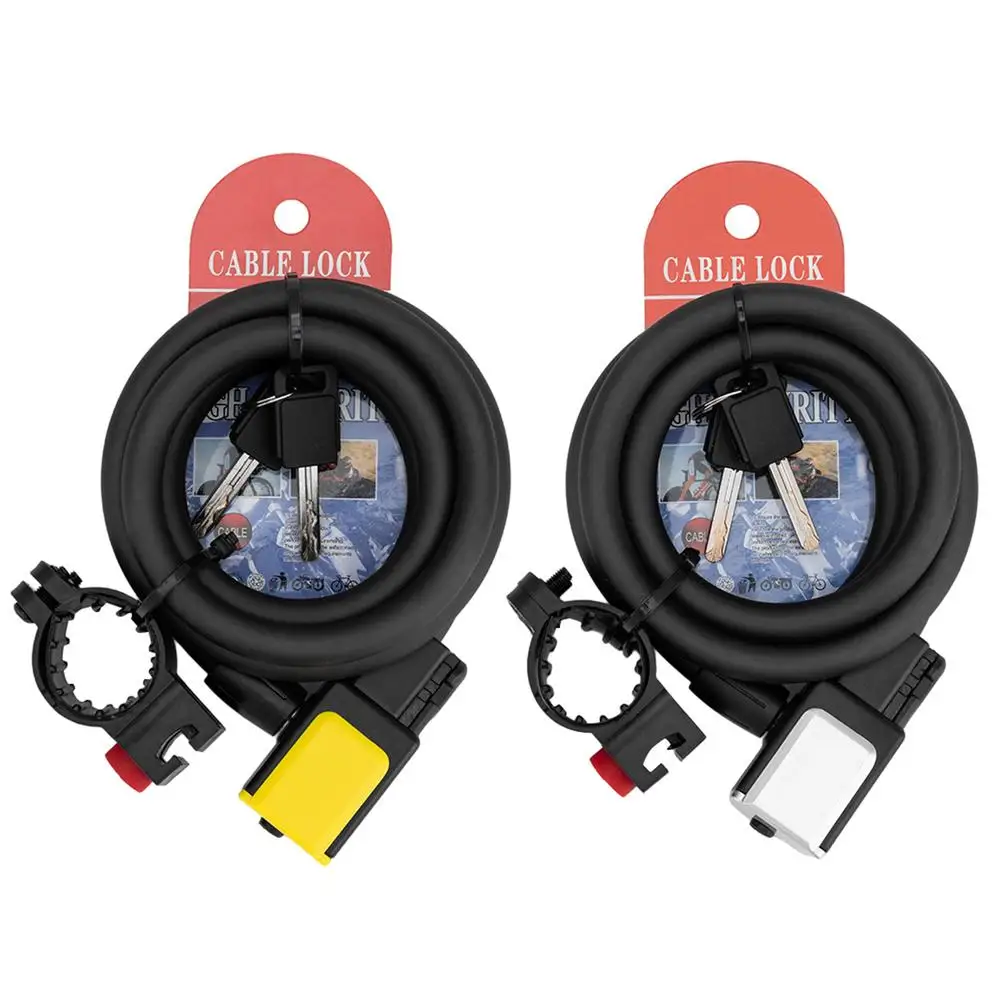 

Велосипедный стальной замок с кольцом-замком, защита от кражи велосипедного ключа, Велосипедное оборудование, высокая безопасность, замок ...