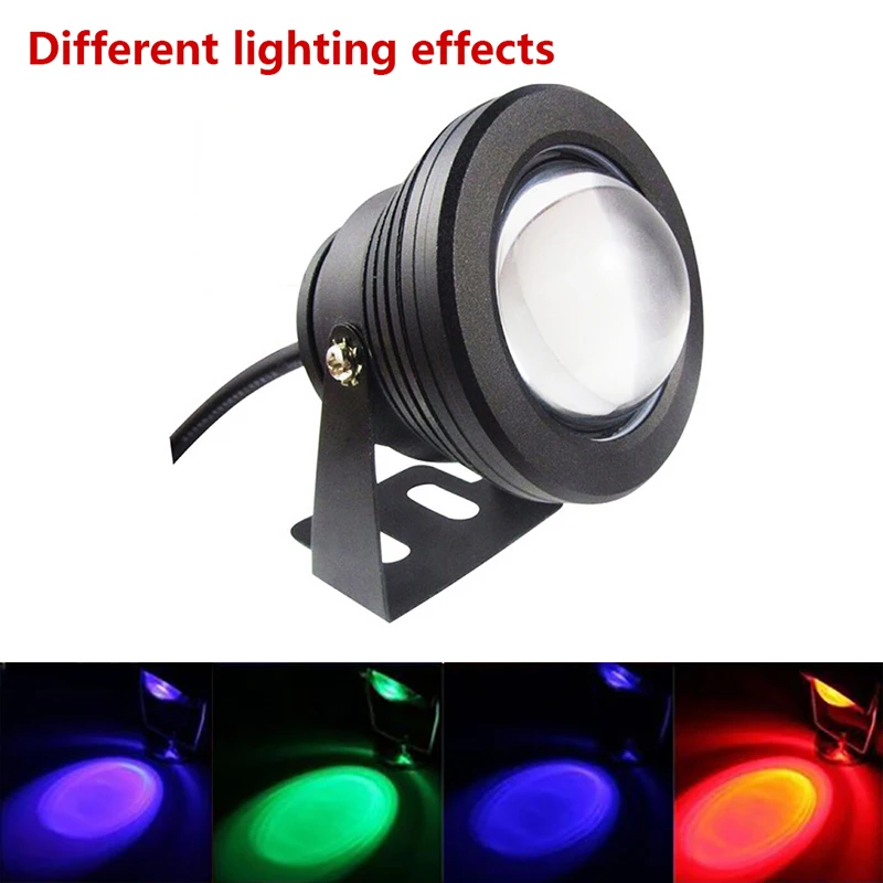 

RGB LED Durable Dimmable Hard-Working Underwater Light Pool Light Lawn Lamp Pond Outdoor Gutter Garden Decking Path Way Lighting