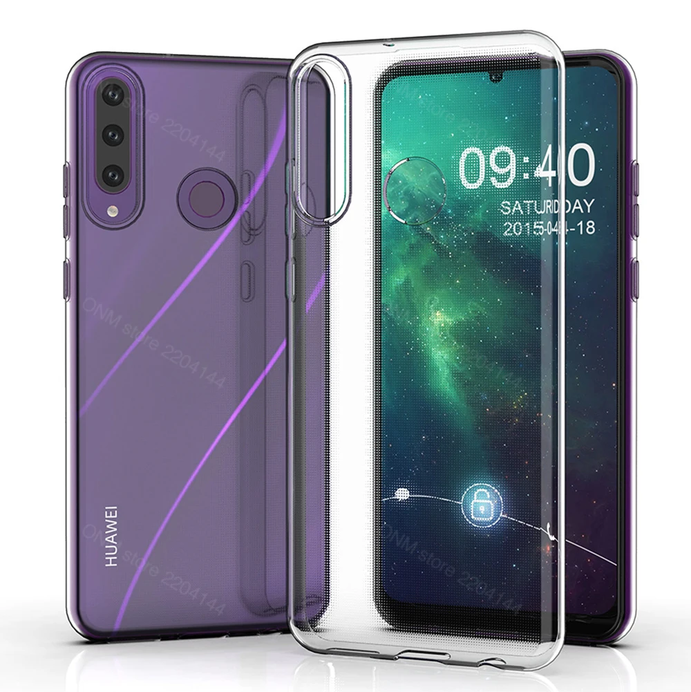 

Y6p Case For Huawei Y6p TPU Silicon Clear Fitted Bumper Soft Case for Huawei Y6p 6.3 Transparent Back Cover