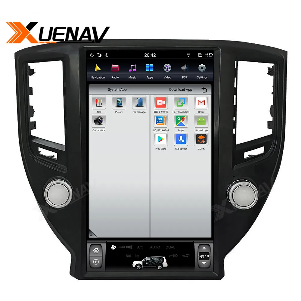 

Car GPS Radio 13.6 inch vertical screen navigation for-TOYOTA CROWN 14th multimedia player vertical screen
