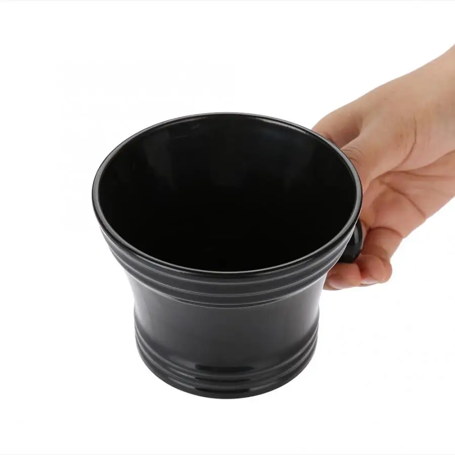 Пластиковая чаша для бритья пенопластовое мыло с ручкой Мужская кружка мыла